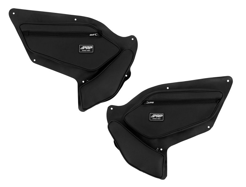 PRP Polaris RZR PRO XP/PRO R/Turbo R Front Door Bags with Knee Pad (Pair) - E97-210