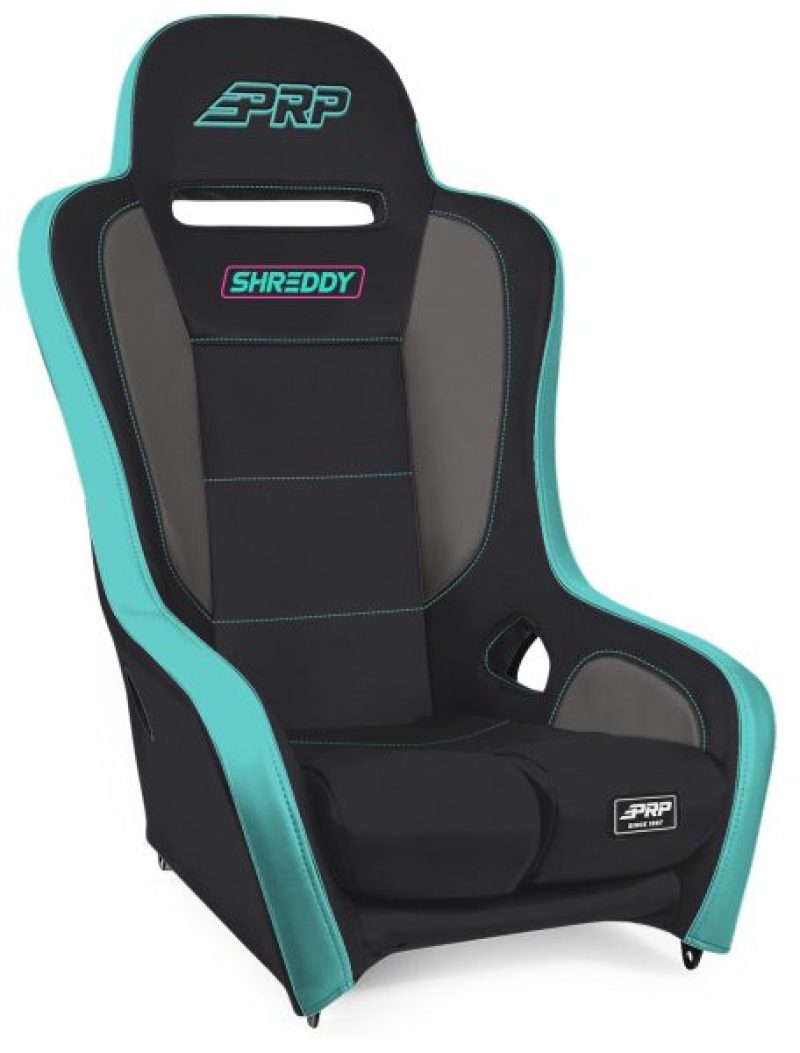 PRP Shreddy Podium Suspension Seat - Grey/Teal - SHRDYA9101-04