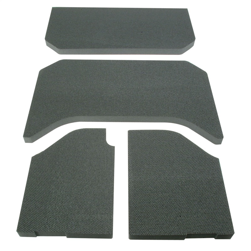 DEI 07-10 Jeep Wrangler JK 4-Door Headliner Black 4 Piece - 50131