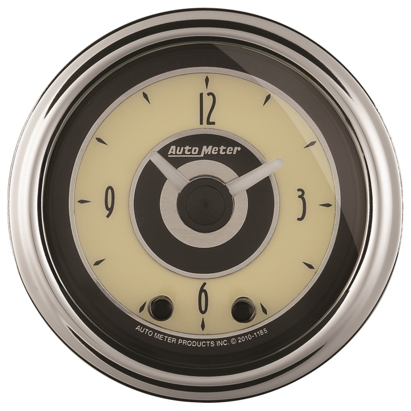 AutoMeter Gauge Clock 2-1/16in. 12HR Analog Cruiser Ad - 1184