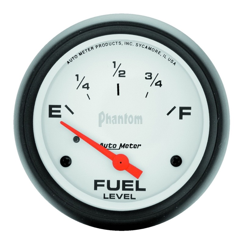 AutoMeter Gauge Fuel Level 2-5/8in. 240 Ohm(e) to 33 Ohm(f) Elec Phantom - 5816