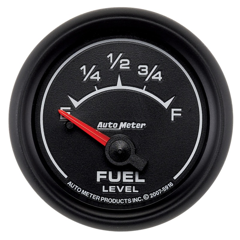 AutoMeter Gauge Fuel Level 2-1/16in. 240 Ohm(e) to 33 Ohm(f) Elec Es - 5916