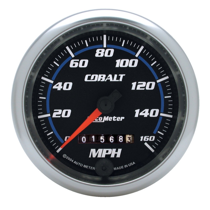 AutoMeter Gauge Speedometer 3-3/8in. 160MPH Mechanical Cobalt - 6293