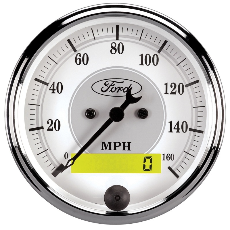 AutoMeter Gauge Speedometer 3-1/8in. 160MPH Elec. Prog. W/ Lcd Odo Ford Masterpiece - 880355