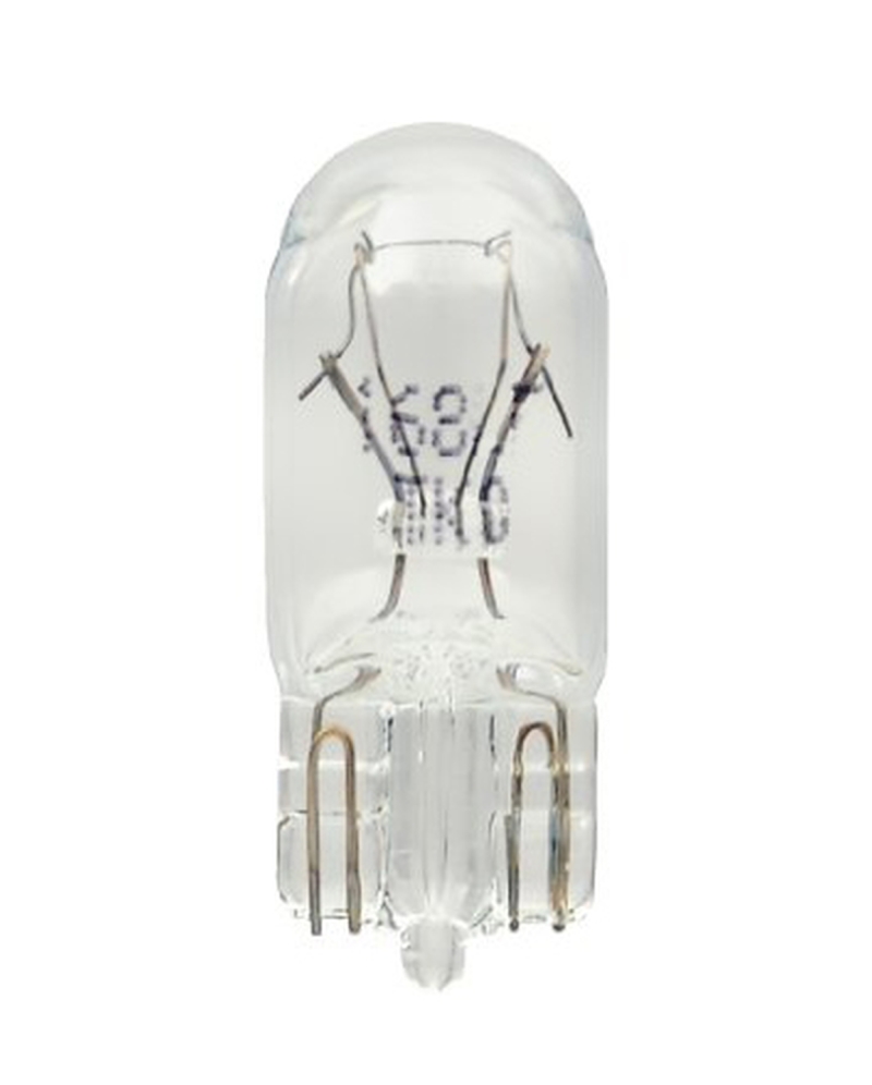 Hella Bulb 168 12V 5W 3Cp W21X95D T325 (2) - 168TB