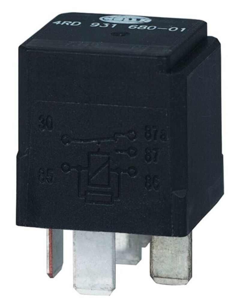 Hella Relay 12V 20/40A Spdt Res Sld - 931680011