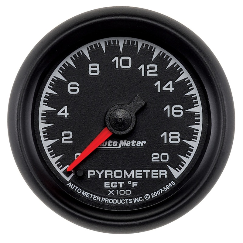 Autometer ES 52mm Full Sweep Electronic 0-2000 Degree F EGT/Pyrometer Gauge - 5945