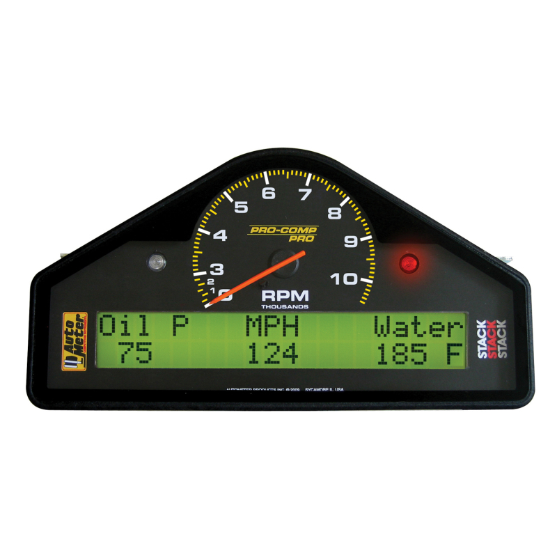 Autometer Pro-Comp Street Dash RPM/Speed/Oil Press & Temp/WaterTemp/Fuel Level/Battery Voltage Gauge - 6003