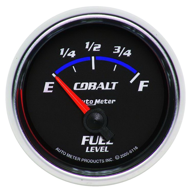 Autometer Cobalt 52mm 240 E/33 F SSE Fuel Level Gauge - 6116