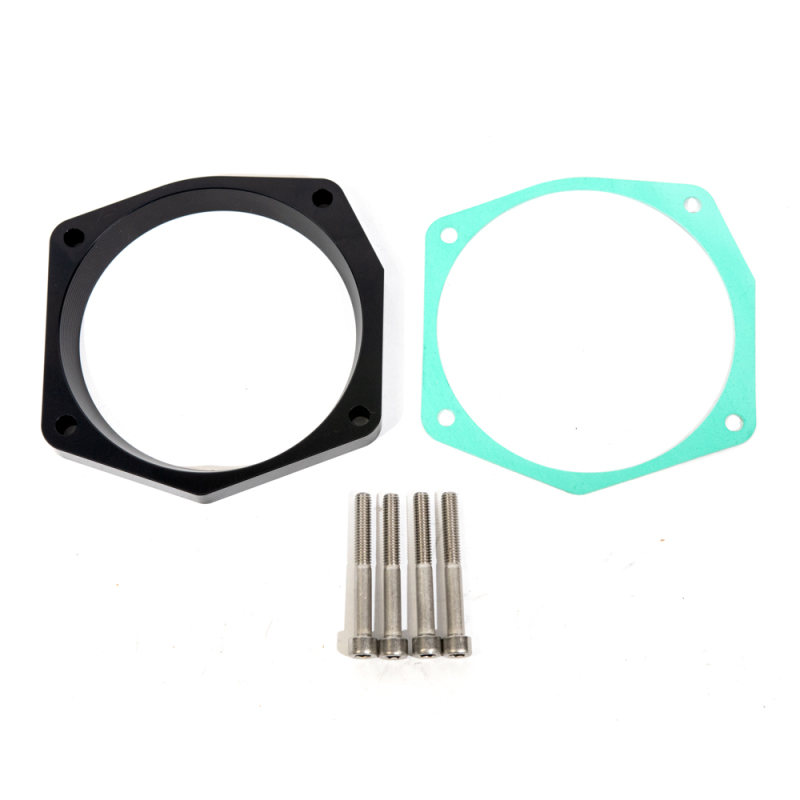 VMP Performance Predator 105mm Throttle Body Adapter Plate Kit - Black Anodized - VMP-INA023