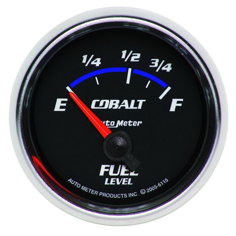 Autometer Cobalt 52mm 73 E/ 10 F SSE Fuel Level Gauge - 6115
