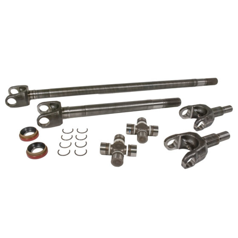 Yukon Chromoly Front Axle Kit for Dana 30 Both Sides 30 Spline 733X U-Joints - YA W24176