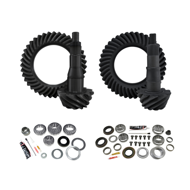 Yukon Gear & Install Kit Package for 11-19 Ford F150 9.75in Front & Rear 4.11 Ratio - YGK107