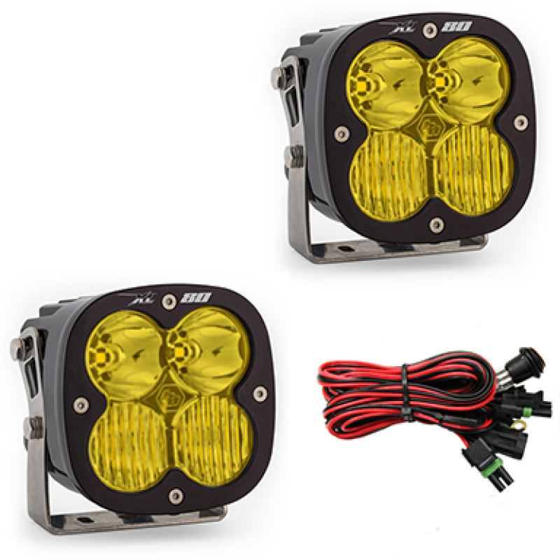 Baja Designs XL80 Series Driving Combo Pattern Pair LED Light Pods - Amber - 677813