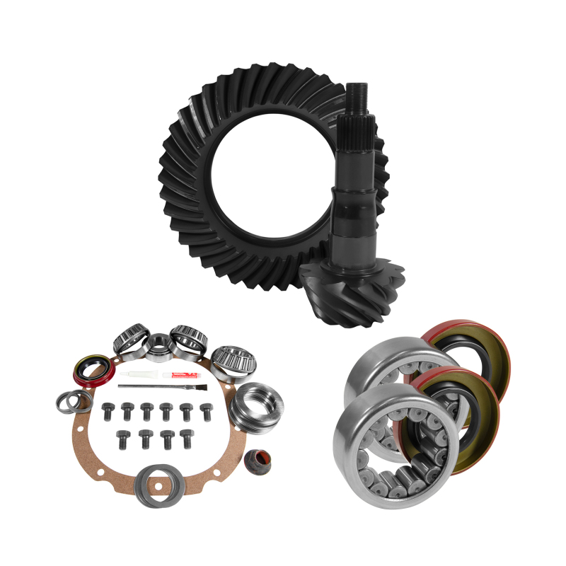 Yukon 8.8in Ford 4.56 Rear Ring & Pinion Install Kit 2.99in OD Axle Bearings and Seals - YGK2068