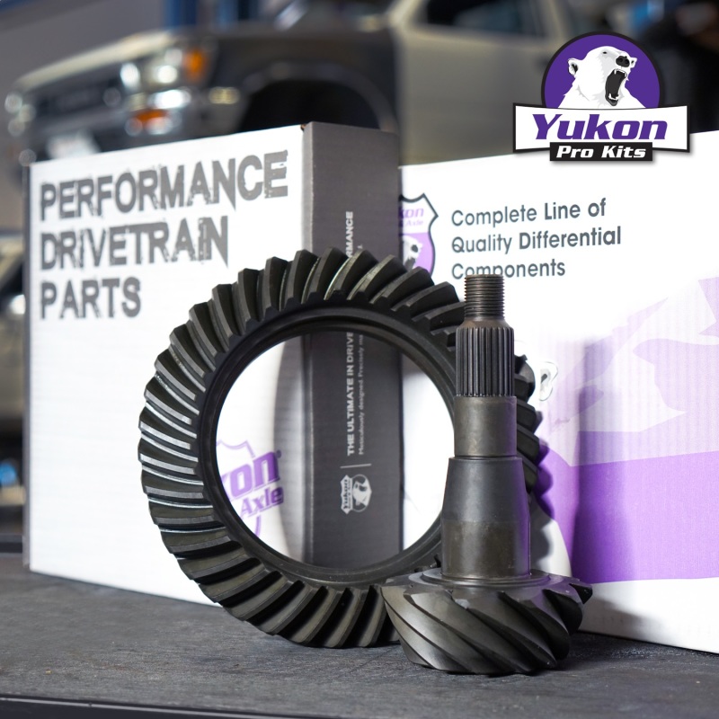Yukon 11.5in AAM 4.11 Rear Ring & Pinion Install Kit Positraction 4.125in OD Pinion Bearing - YGK2110