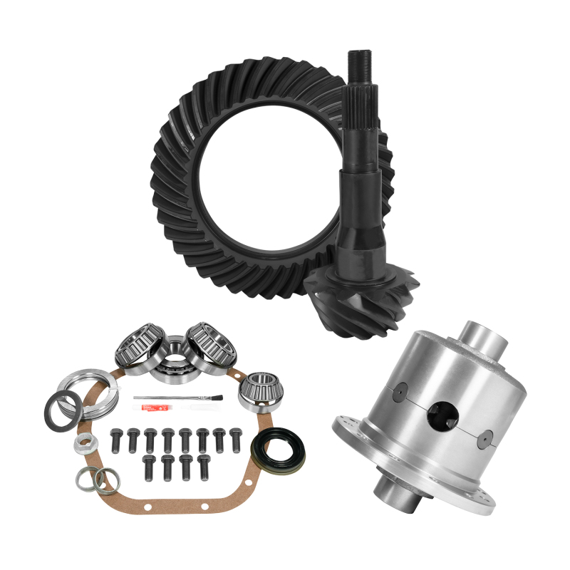 Yukon 10.5in Ford 3.73 Rear Ring & Pinion Install Kit 35 Spline Positraction - YGK2143