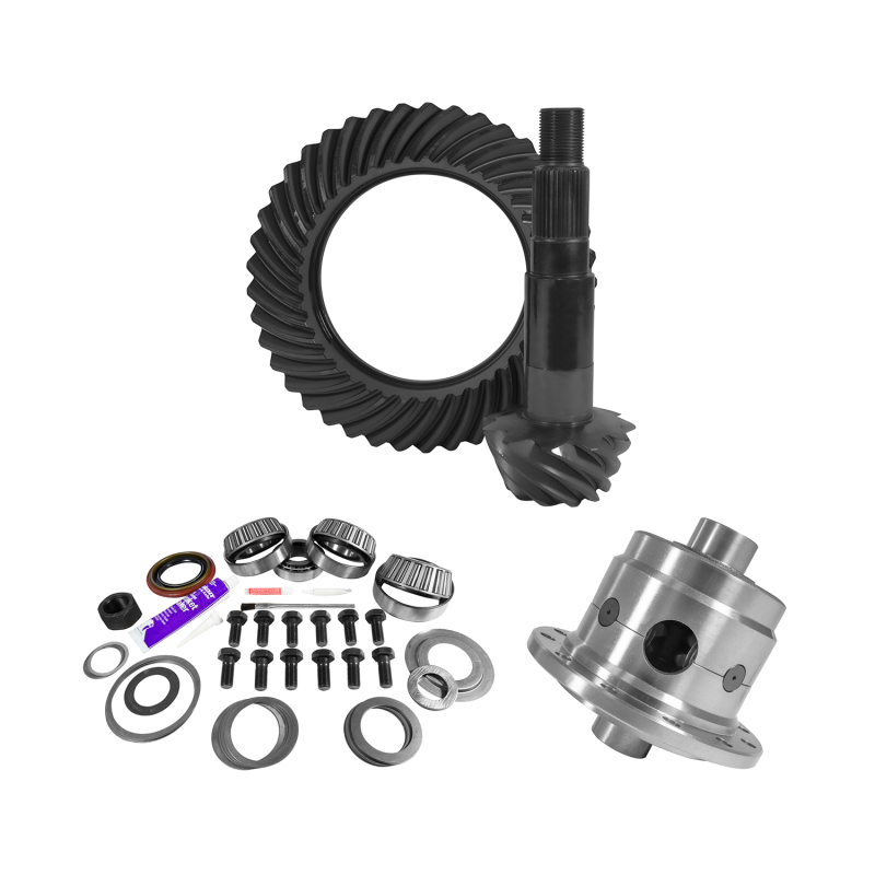 Yukon 11.25in Dana 80 4.11 Rear Ring & Pinion Install Kit 35 Spline Positraction 4.125in BRG - YGK2167