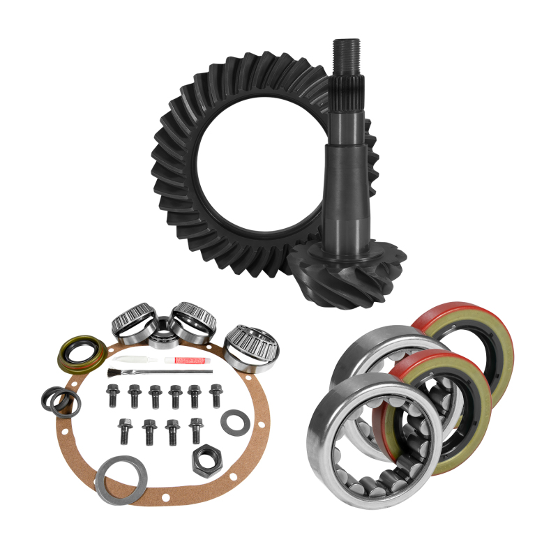 Yukon 8.25in CHY 3.73 Rear Ring & Pinion Install Kit 1.618in ID Axle Bearings and Seals - YGK2187