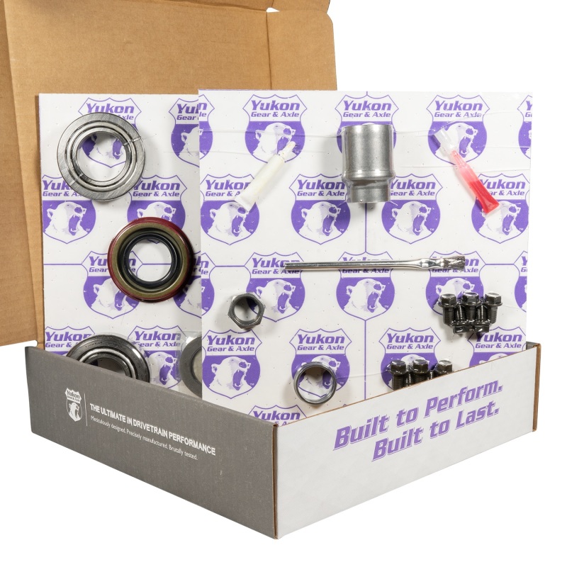 Yukon 8.2in GM 3.08 Rear Ring & Pinion Install Kit 28 Spline Positraction 2.25in Axle Bearings - YGK2212