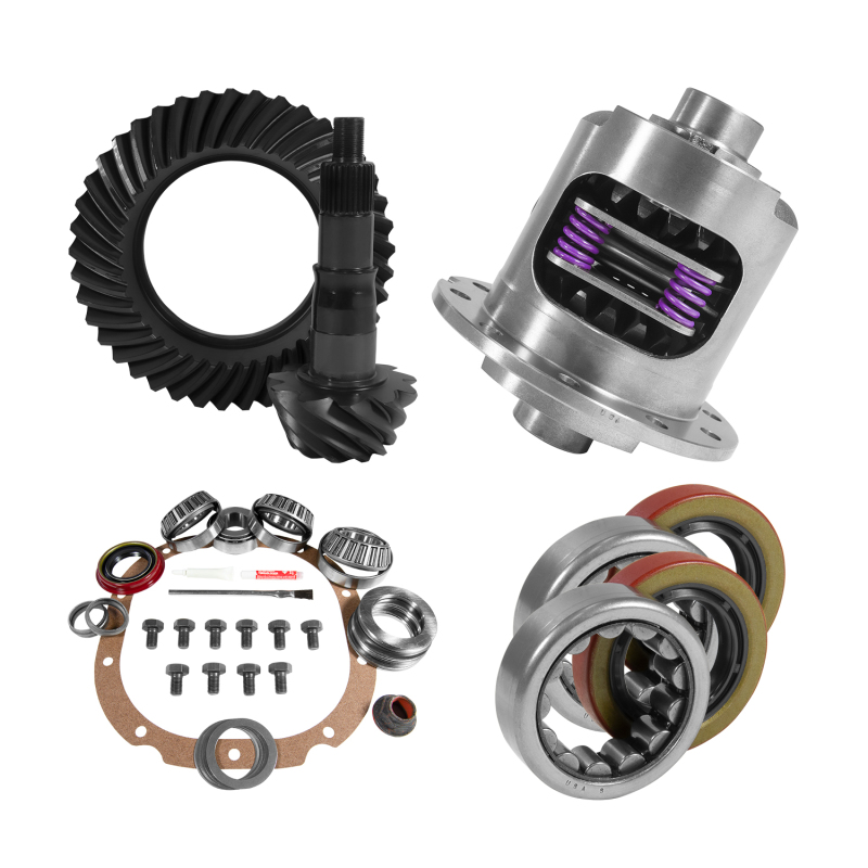 Yukon 8.8in Ford 3.73 Rear Ring & Pinion Install Kit 2.25in OD Axle Bearings and Seals - YGK2218