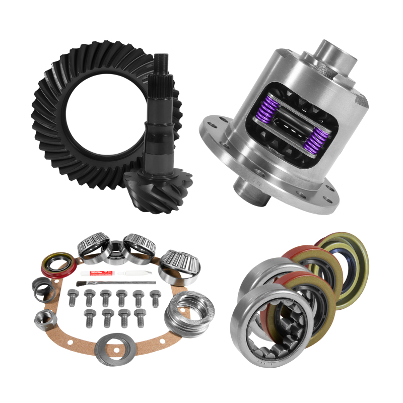 Yukon 7.5in/7.625in GM 3.42 Rear Ring & Pinion Install Kit 28 Spline Positraction Axle Bearings - YGK2245