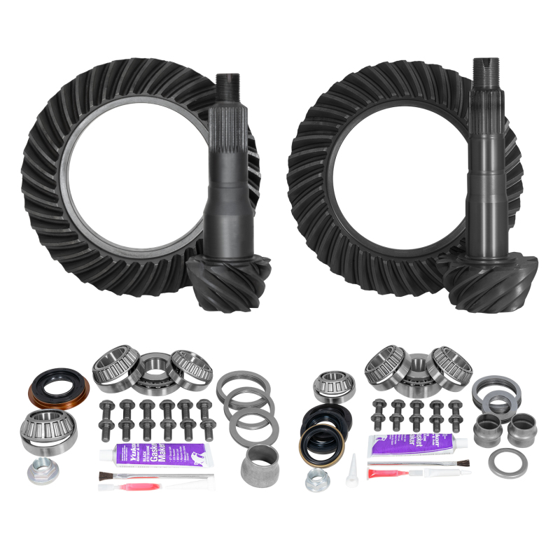 Yukon Ring & Pinion Gear Kit Front & Rear for Toyota 8.75/8IFS Diff (A/T w/E-Locker) 4.88 Ratio - YGKT003-488