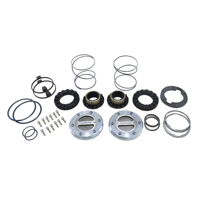 Yukon Hardcore Locking Hub Set for 00-08 Dodge 1-Ton Front w/Spin Free Kit - YHC70009