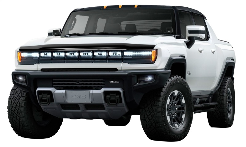 AVS 2022 GMC Hummer EV Aeroskin Low Profile Hood Shield - Smoke - 322180