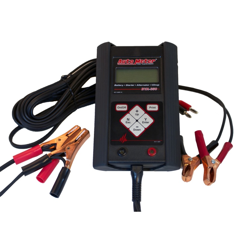 Autometer Handheld Automotive/Heavy Duty Truck Electrical System Analyzer 6V/12V Applications - BVA-350