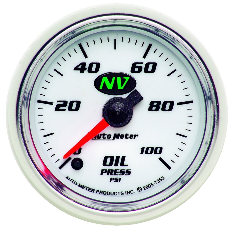 Autometer NV 2-1/16in 0-100 PSI Stepper Motor Oil Temp Gauge - 7353