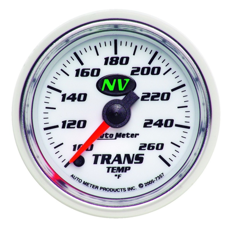 Autometer NV 2-1/16in 100-260 Deg F Digital Stepper Motor Transmission Temp Gauge - 7357