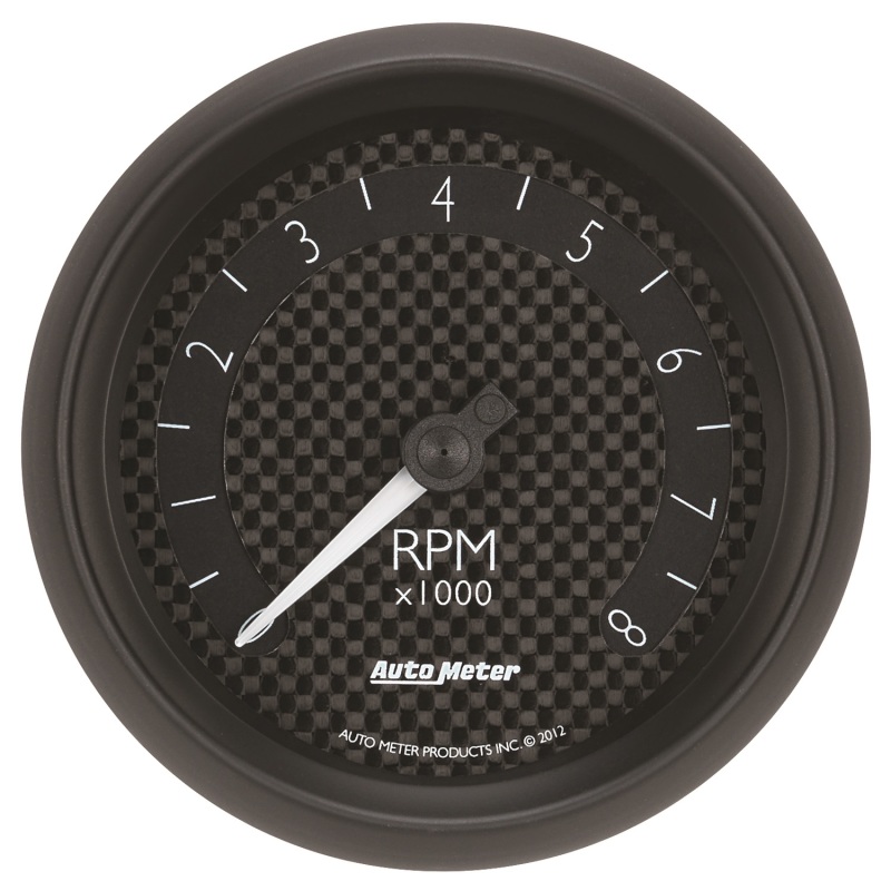 Autometer GT Series 3-3/8in In Dash 8K RPM Tachometer - 8097