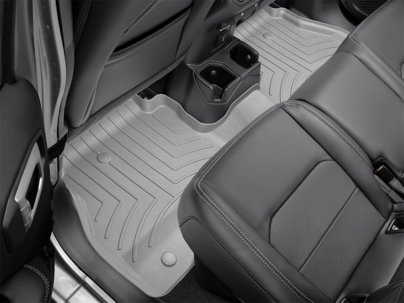 WeatherTech 2015+ Ford F-150 w/ Front Bucket Seats (Fits SuperCrew Only) Rear FloorLiner HP - Grey - 466972IM