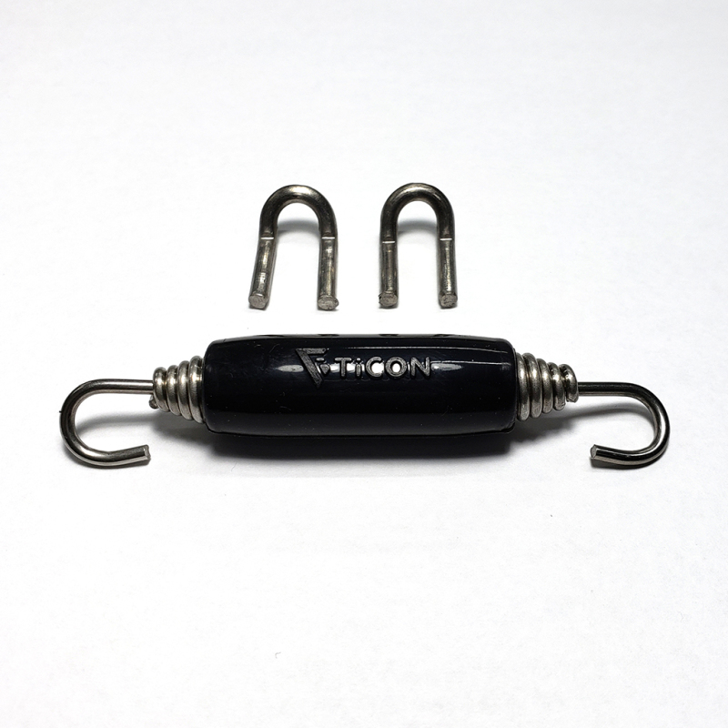 Stainless Bros Spring Tab Kit - Single SS304 (1 Spring 2 Hook and 1 Black Silicone Sleeve) - 608-00211-1101