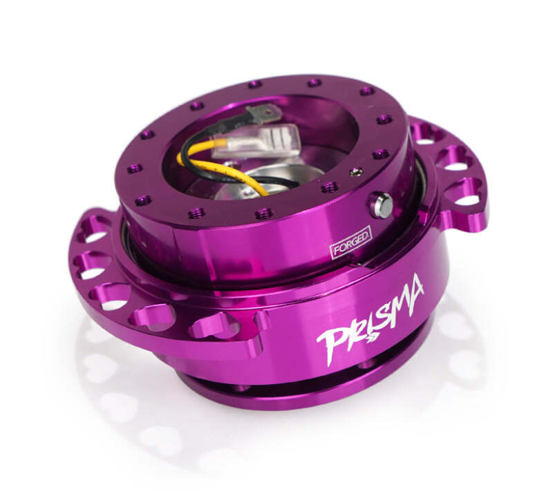 NRG Quick Release Kit - Purple Body/ Purple Heart Cutout Ring - SRK-222PP-PP
