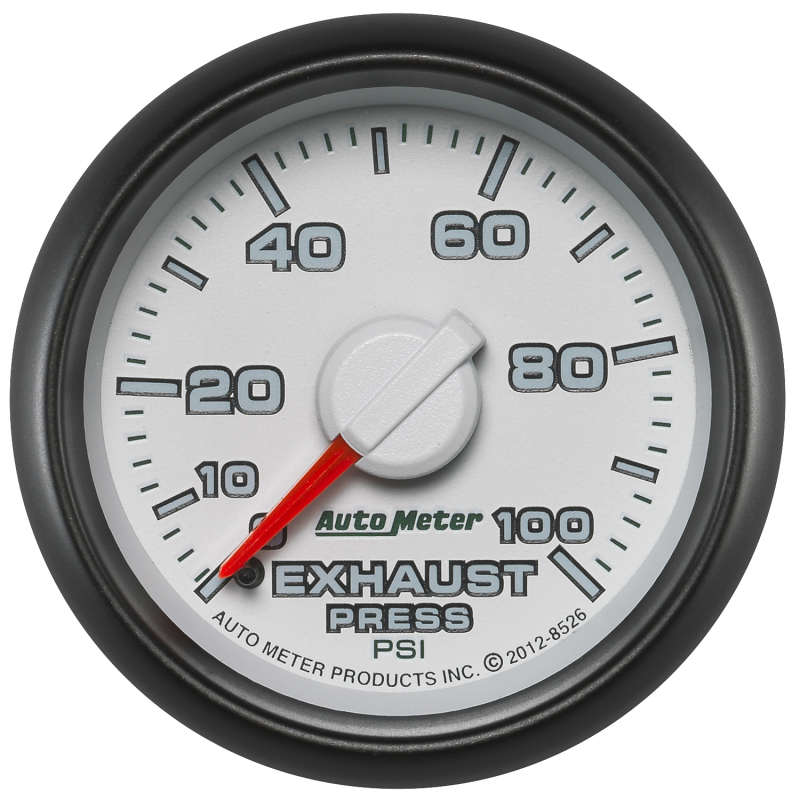 Autometer Factory Match 52.4mm Mechanical 0-100 PSI Exhaust (Drive) Pressure Gauge - 8526