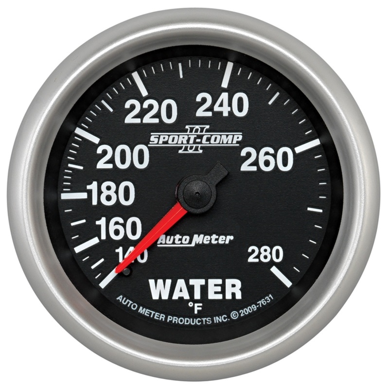 Autometer Sport-Comp II 2-5/8in 140-280 Deg Mechanical Water Temp Gauge - 7631