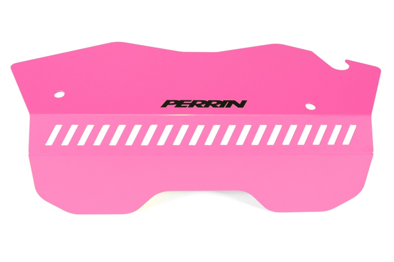 Perrin 2022+ Subaru WRX Pulley Cover - Hyper Pink - PSP-ENG-153HP