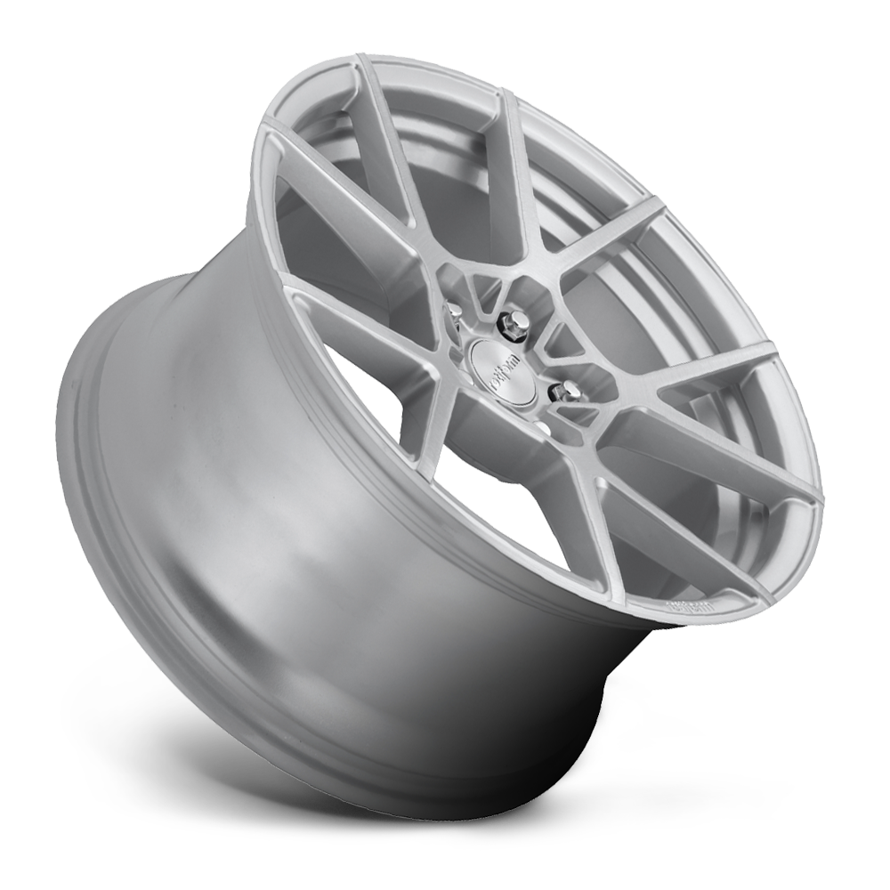 Rotiform R138 KPS Wheel 18x8.5 5x112 45 Offset - Gloss Silver Brushed - R1381885F8+45