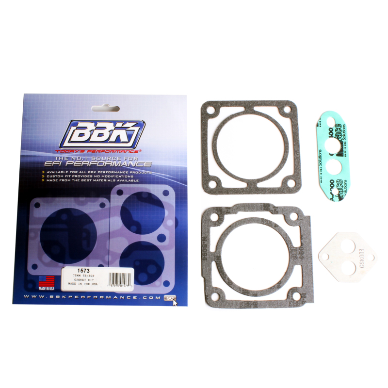 BBK 86-93 Mustang 5.0 75mm Throttle Body Gasket Kit - 1573