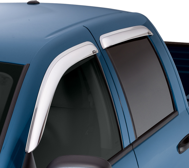 AVS 19-20 Ram 1500 Extended Pickup Ventvisor Side Window Deflector - 4pc - Chrome - 684813