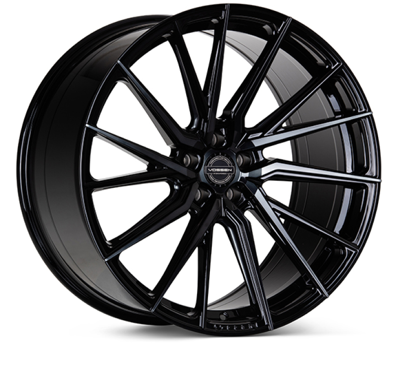 Vossen HF-4T 22x9 / 5x120 / ET30 / Flat Face / 72.56 - Double Tinted - Gloss Black - Right - HF4T-2B41-R