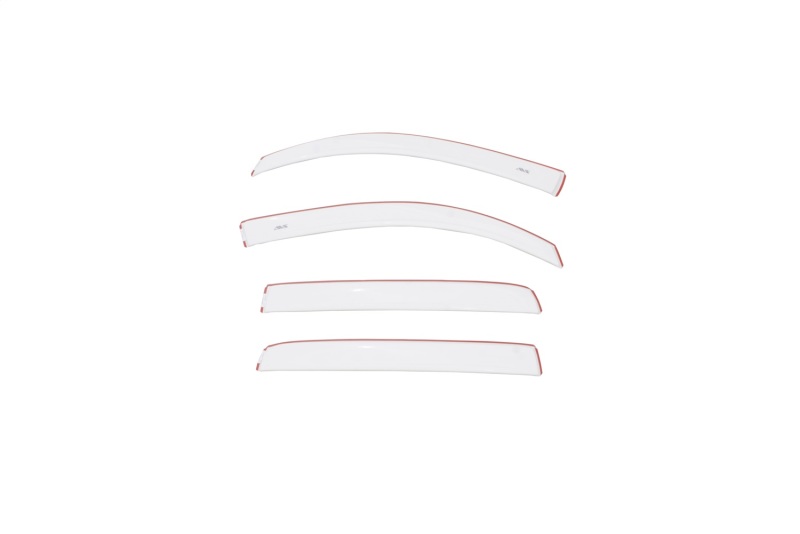 AVS 19-22 Toyota Tacoma Double Cab Low Profile Color Match Ventvisors 4pc - Super White - 994036-40