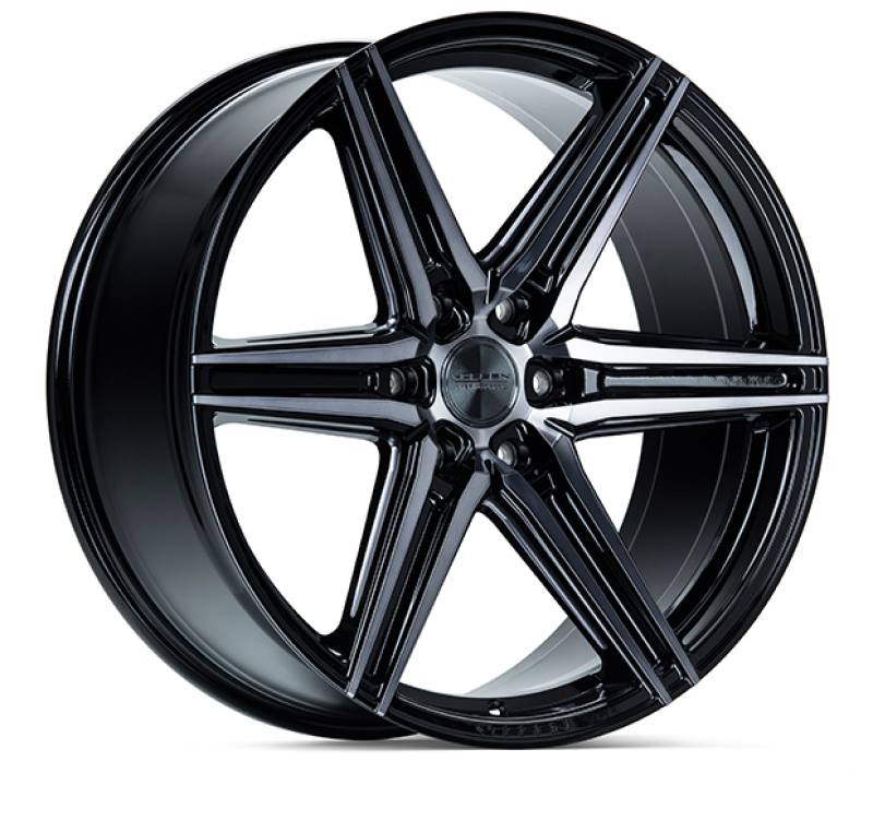 Vossen HF6-2 22x9.5 / 6x139.7 / ET20 / Deep Face / 106.1 - Tinted Gloss Black - HF62-2G22