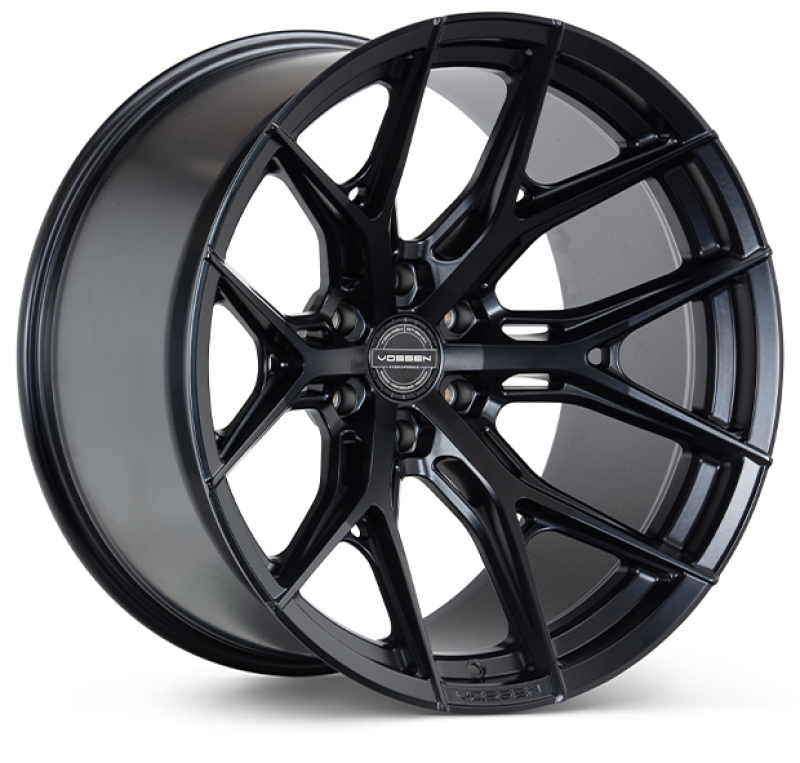 Vossen HF6-4 20x9.5 / 6x139.7 / ET15 / Deep Face / 106.1 - Satin Black - HF64-0G02