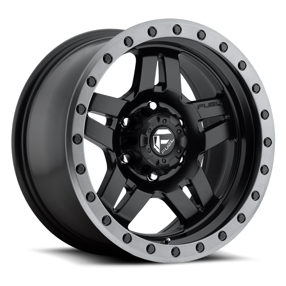 Fuel Off Road Model D557 ANZA Matte Black w/ Anthracite Ring 15X10