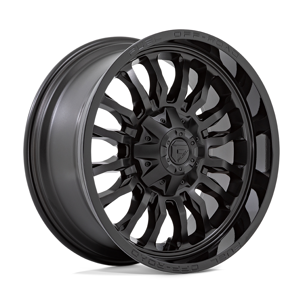 Fuel Off Road Model D796 ARC Matte Black w/ Gloss Black Lip 20X9