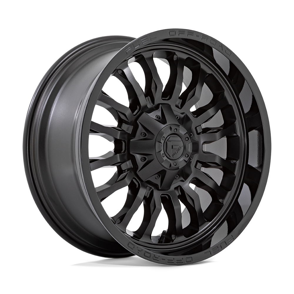 Fuel Off Road Model D796 ARC Matte Black w/ Gloss Black Lip 20X10