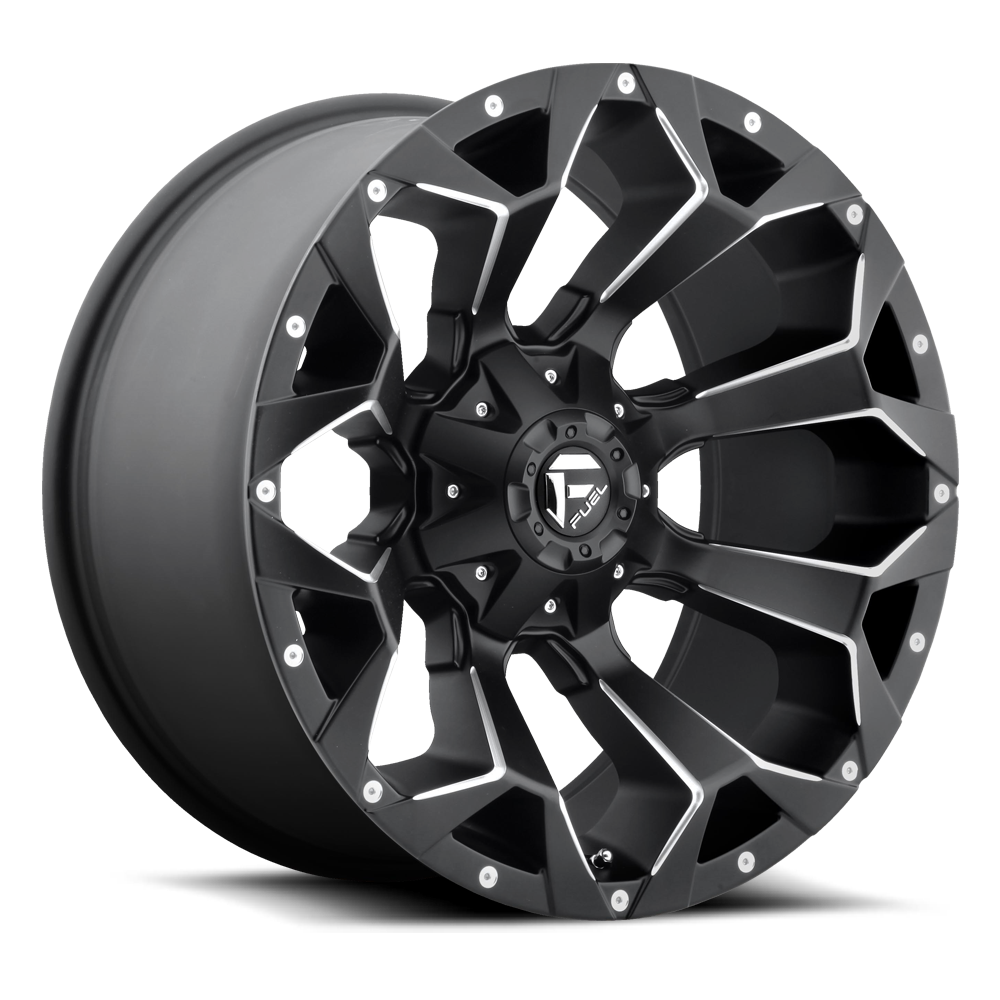 Fuel Off Road Model D546 ASSAULT Black & Milled 20X12